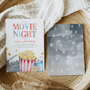 Inbjudan till filmnattsdag   Movie Party