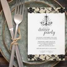 Inbjudan till Finare Middag Party