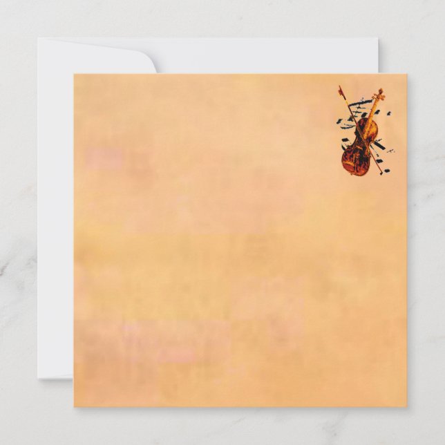 Inbjudan till fiol (Framsida)