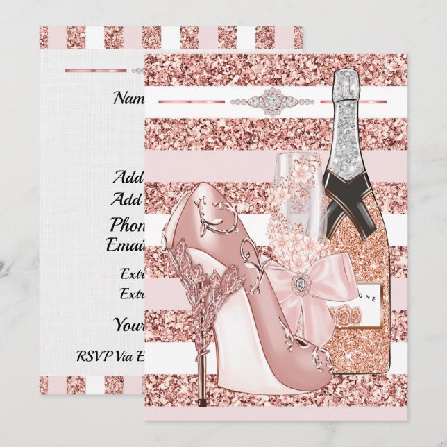 Inbjudan till Firande (Fram/baksida)