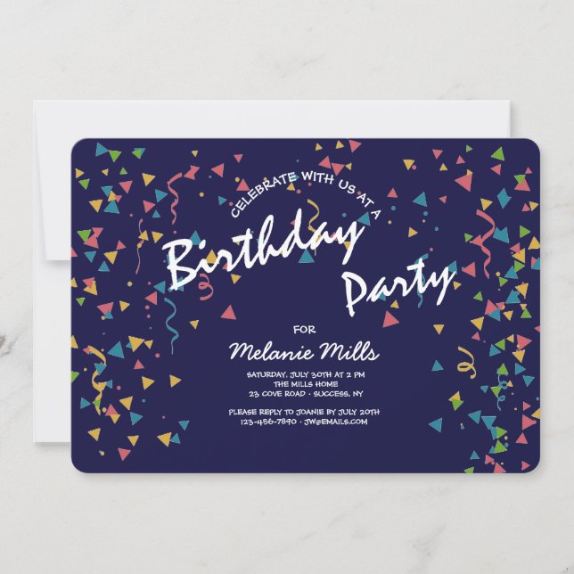 Inbjudan till firande (Framsida)