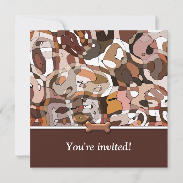  inbjudan till firande av Hund (Framsida)