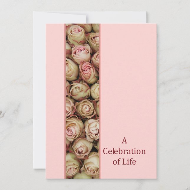 Inbjudan till firande för livstidsservice (Framsida)