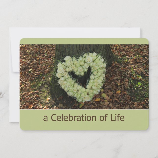 Inbjudan till firande för livstidsservice (Framsida)