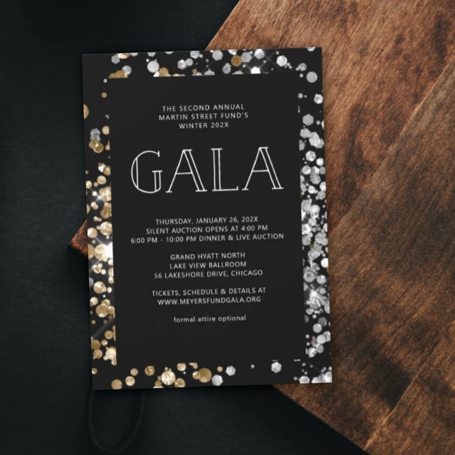 Inbjudan till firande Gala (Skapare uppladdad)