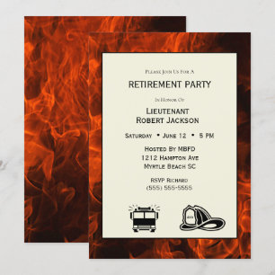 Inbjudan till Firefighter Flames Pension-partiet