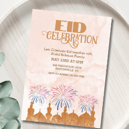 Inbjudan till Fireworks Eid al fitr firande