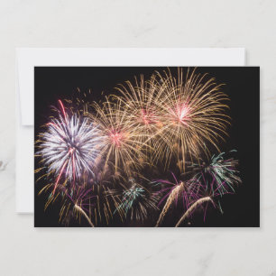 Inbjudan till Fireworks/Flat Card
