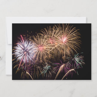 Inbjudan till Fireworks/Flat Card