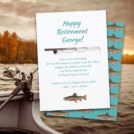 Inbjudan till fiskfiske efter öring Pension Party