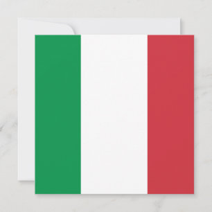 Inbjudan till Flagga av Italien