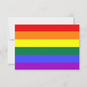 Inbjudan till Flagga av regnbåge för Pride
