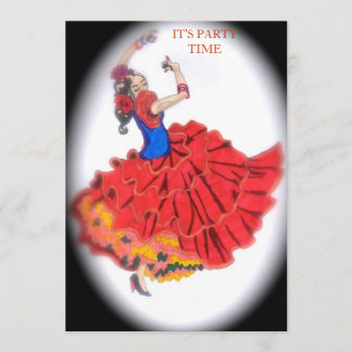 Inbjudan till Flamenco Dancer