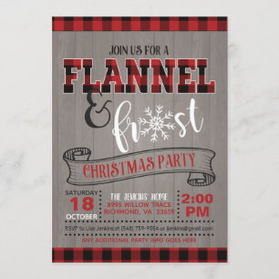 Inbjudan till Flanals och Frost julfest