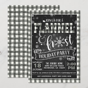 Inbjudan till Flanals och Frost Julfest White