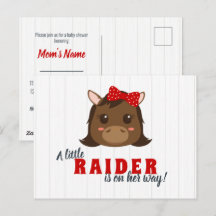 Inbjudan till flicka-barnskor för häst