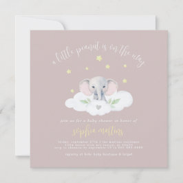 Inbjudan till Flicka Little Peanut Baby Shower