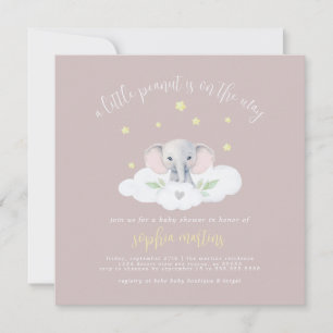 Inbjudan till Flicka Little Peanut Baby Shower