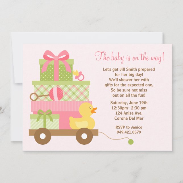 Inbjudan till Flicka-visningsprogram (Framsida)