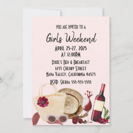 Inbjudan till Flickls Bachelorette Getaway Helg