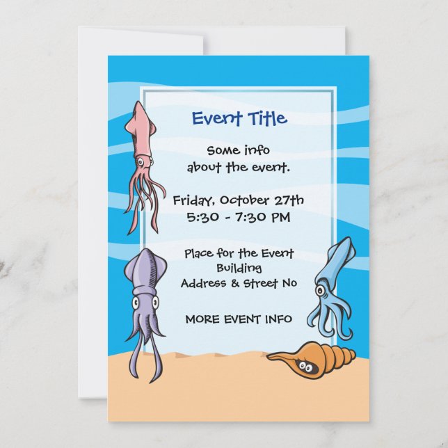 Inbjudan till flytande Tecknader (Baksida)