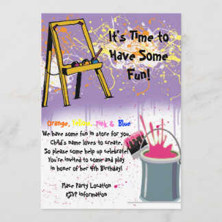 Inbjudan till födelsedag