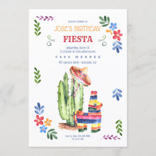 Inbjudan till födelsedag till Fiesta