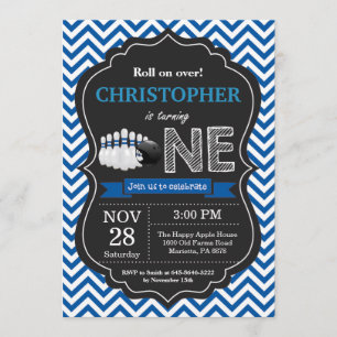 Inbjudan till födelsedagen 1:a födelsedagen Party