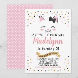 Inbjudan till födelsedagen i Kattunge