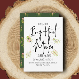 Inbjudan till födelsedagen i Kryp på Insekten