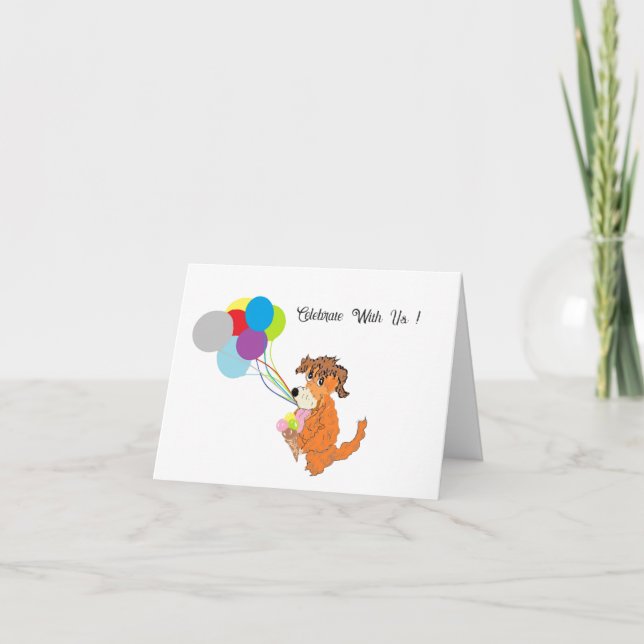 Inbjudan till födelsedagen: Ice Cream Time (Framsida)