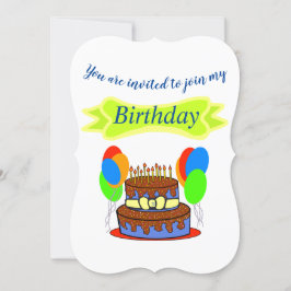 Inbjudan till födelsedagsfest