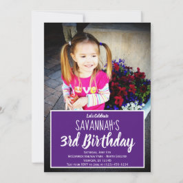 Inbjudan till Födelsedagsfest av anpassningsbarnas