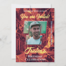 Inbjudan till födelsedagstfirande