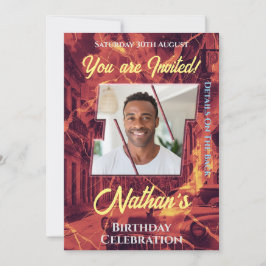 Inbjudan till födelsedagstfirande