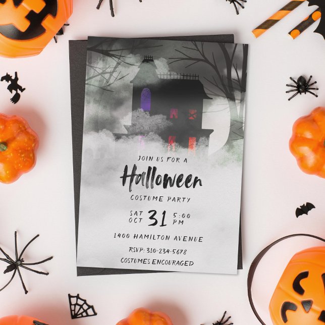 Inbjudan till Foggy Mansion Halloween fest (Skapare uppladdad)