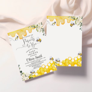 Inbjudan till förälder till Bee Baby Shower