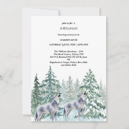 Inbjudan till Forest Animals Baby Shower