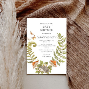 Inbjudan till Forest Mushroom Baby Shower