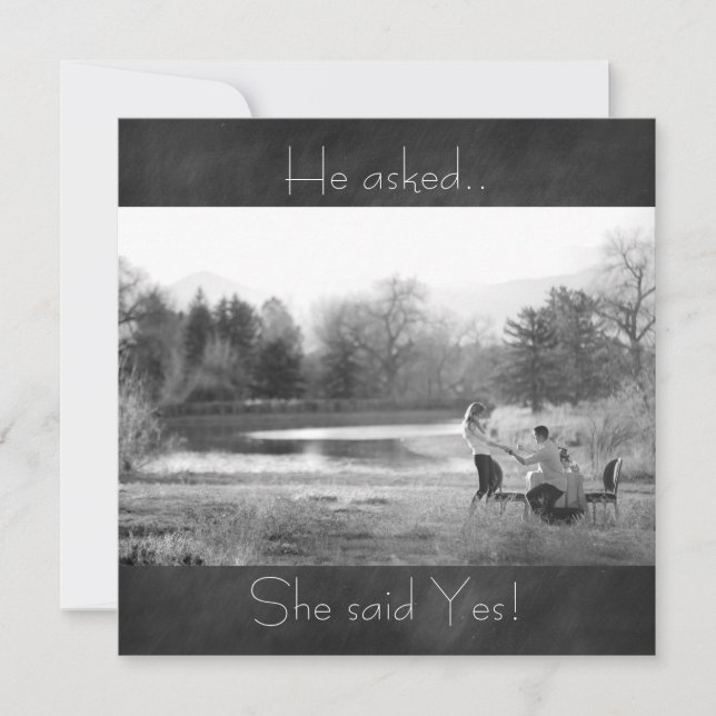 Inbjudan till Förlovningsfest (Framsida)