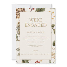 Inbjudan till Förlovningsfest av julfesten