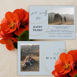 Inbjudan till Förlovningsfest av minimalistisk Rin