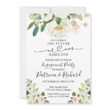 Inbjudan till Förlovningsfest av vattenfärg