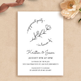 Inbjudan till Förlovningsfest av Wildblomma