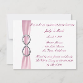 Inbjudan till Förlovningsfest för oändlig rosa