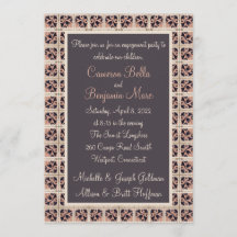 Inbjudan till Förlovningsfesten Spanska brickor