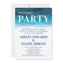 Inbjudan till Förlovningsfesten Vågar Bröllop