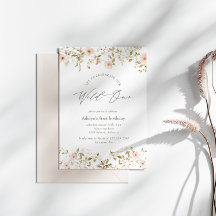 Inbjudan till första födelsedag i vild Ro Baby