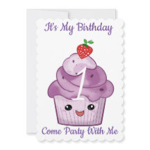 Inbjudan till första födelsedagspartiet