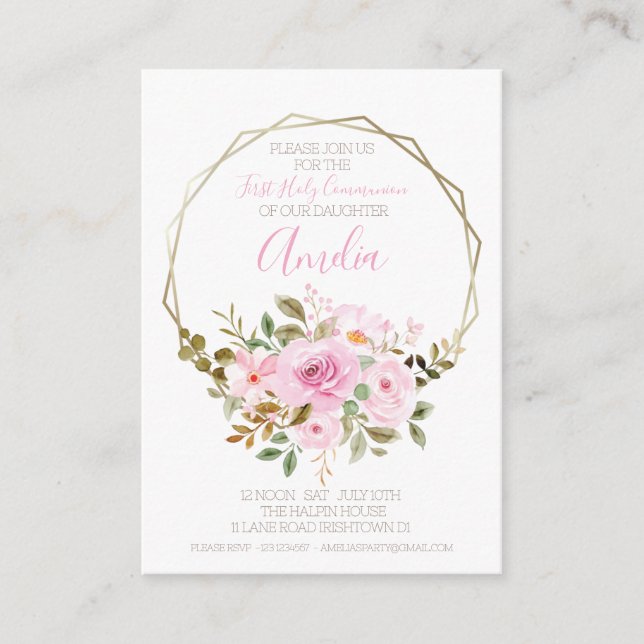 Inbjudan till första Heligan av kommunistpartiet (Framsida)